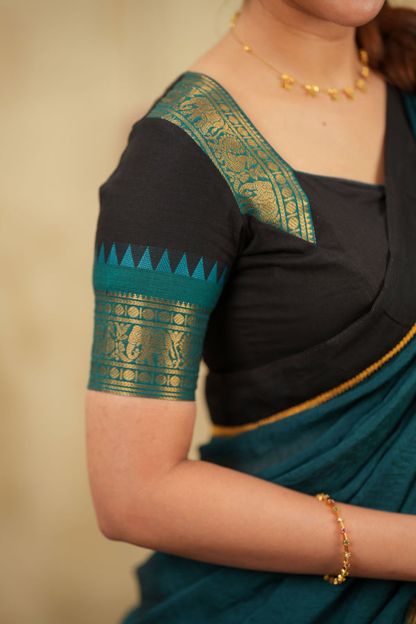 Maanvi Black Halfsaree (Set of 3 )