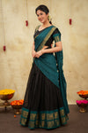 Maanvi Black Halfsaree (Set of 3 )