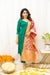 Sruthi Green with Peach Floral dupatta