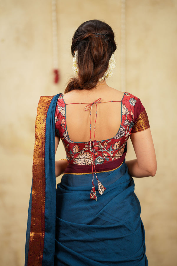 Radha Maroon Halfsaree (Set of 3 )