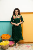 Shilpa Green Kurti Set