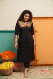 Shilpa Black Kurti Set