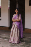 IMD Insya Lilac Banaras Halfsaree