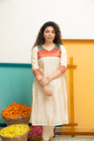 Neeraja Ivory Kurti Set