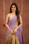 Mandana Lavender Halfsaree (Set of 3 )