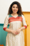 Neeraja Ivory Kurti Set