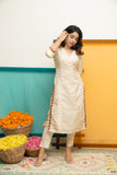 Ananya Ivory Kurti Set (Set of 2)