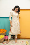 Ananya Ivory Kurti Set (Set of 2)