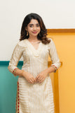 Ananya Ivory Kurti Set (Set of 2)