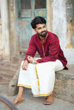 Veer Maroon Shirt (EK)