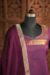 Venba Wine Chettinad Cotton Kurti Set ( Set of 2 )