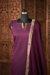 Kanimozhi Wine Chettinad Cotton Kurti Set ( Set of 2 )