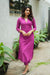 Umaiyaal Magenta Kurti Set (Set of 2)