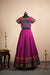 Thendral Plain Magenta Croptop and Skirt ( Set of 2 )
