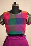 Thendral Plain Magenta Croptop and Skirt ( Set of 2 )