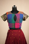 Thendral Maroon Croptop and Skirt (Set of 2 )