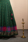 Thendral Green Croptop and Skirt ( Set of 2 )