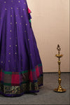 Thendral Violet Sleeveless Croptop and Skirt ( Set of 2 )