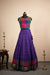 Thendral Violet Sleeveless Croptop and Skirt ( Set of 2 )