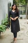 Diya Black Co Ord Set (Set of 2)