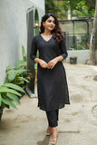 Diya Black Co Ord Set (Set of 2)