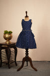 Poorni Navy Blue Lehenga Mini ( Set of 2 )