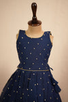 Poorni Navy Blue Lehenga Mini ( Set of 2 )
