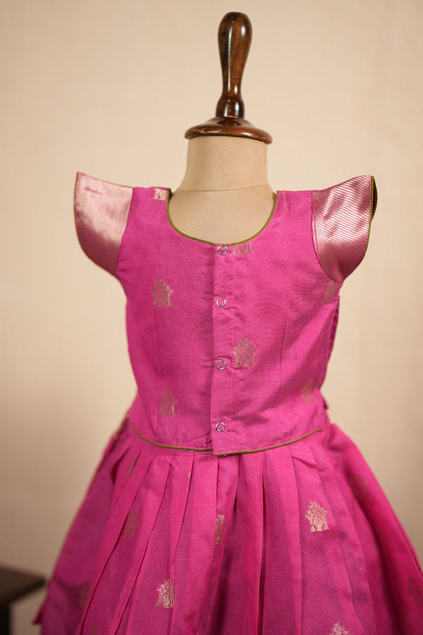 Aruvi Pink Lehenga Mini (Set of 2 )