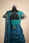 Madhuri Blue Chettinad Cotton Halfsaree (Set of 3 )