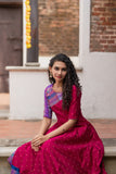 IMD - Srushti Magenta Maxi Dress