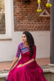 IMD - Srushti Magenta Maxi Dress