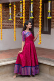 IMD - Srushti Magenta Maxi Dress