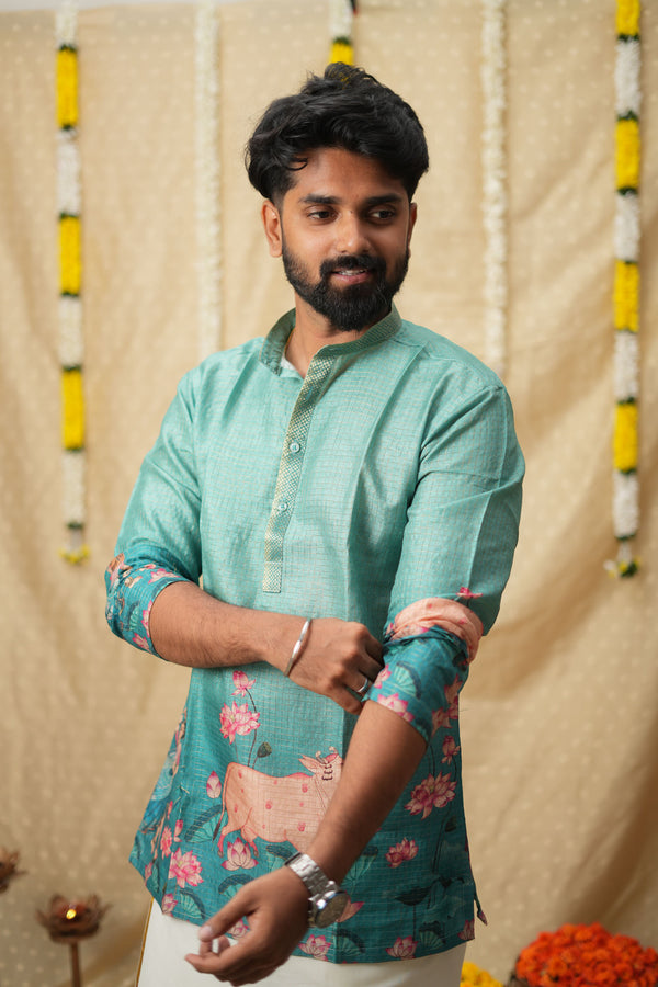 Nedunchezhian Blue Shirt (EK)