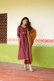 Shanmathi Maroon & Mustard