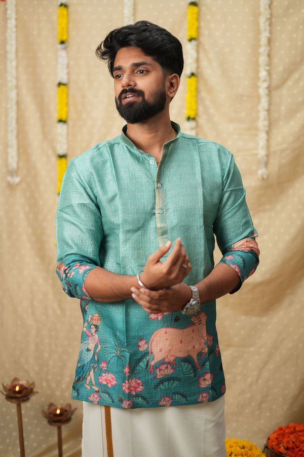 Nedunchezhian Blue Shirt (EK)