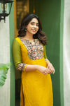 Samriddhi Yellow Kurti (Set of 2)