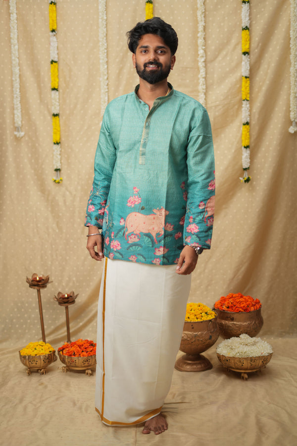 Nedunchezhian Blue Shirt (EK)