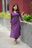 Umaiyaal Violet Kurti Set (Set of 2)