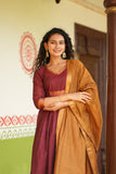 Shanmathi Maroon & Mustard