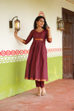 Shanmathi Maroon & Mustard