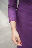 Umaiyaal Violet Kurti Set (Set of 2)