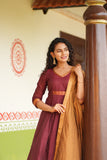 Shanmathi Maroon & Mustard