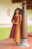 Shanmathi Maroon & Mustard