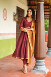 Shanmathi Maroon & Mustard