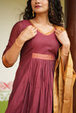 Shanmathi Maroon & Mustard