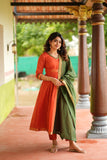 Shanmathi Orange & Green