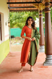 Shanmathi Orange & Green