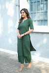 Suji Dark Green Co - Ords ( Set of 2 )