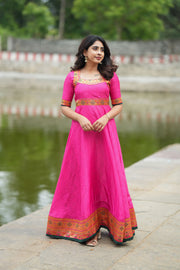 Vaishali Pink maxi Dress