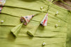 Ishara pastel green kids pavadai set Mini